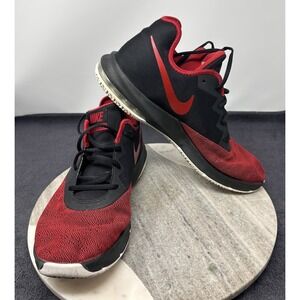 Nike Air Max Infuriate Black RED Black  Men's Size 10 Basketball Shoes